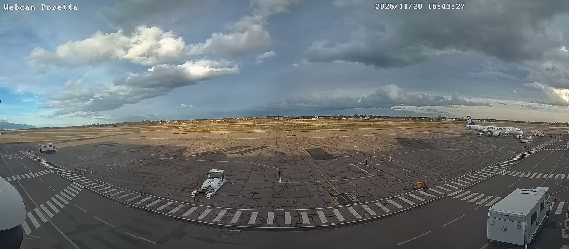 Aeroport Bastia Poretta Airport Live Cam BIA/LFKB - Bastia, Haute-Corse, Corse, France