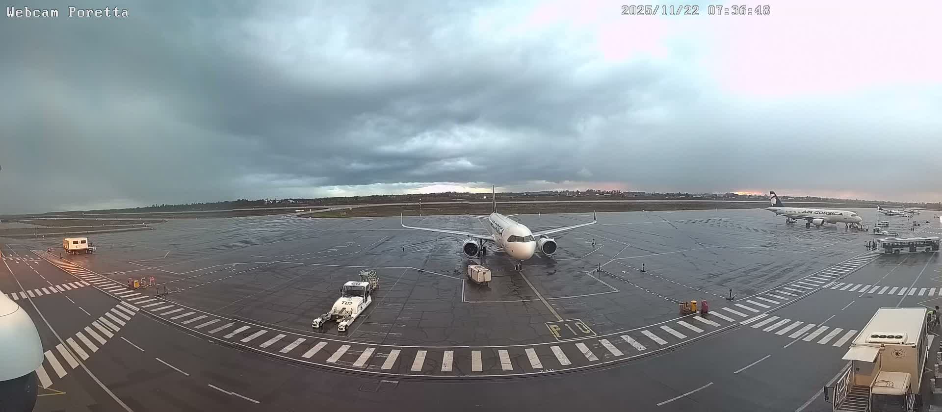 Aeroport Bastia Poretta Airport Live Cam BIA/LFKB - Bastia, Haute-Corse, Corse, France