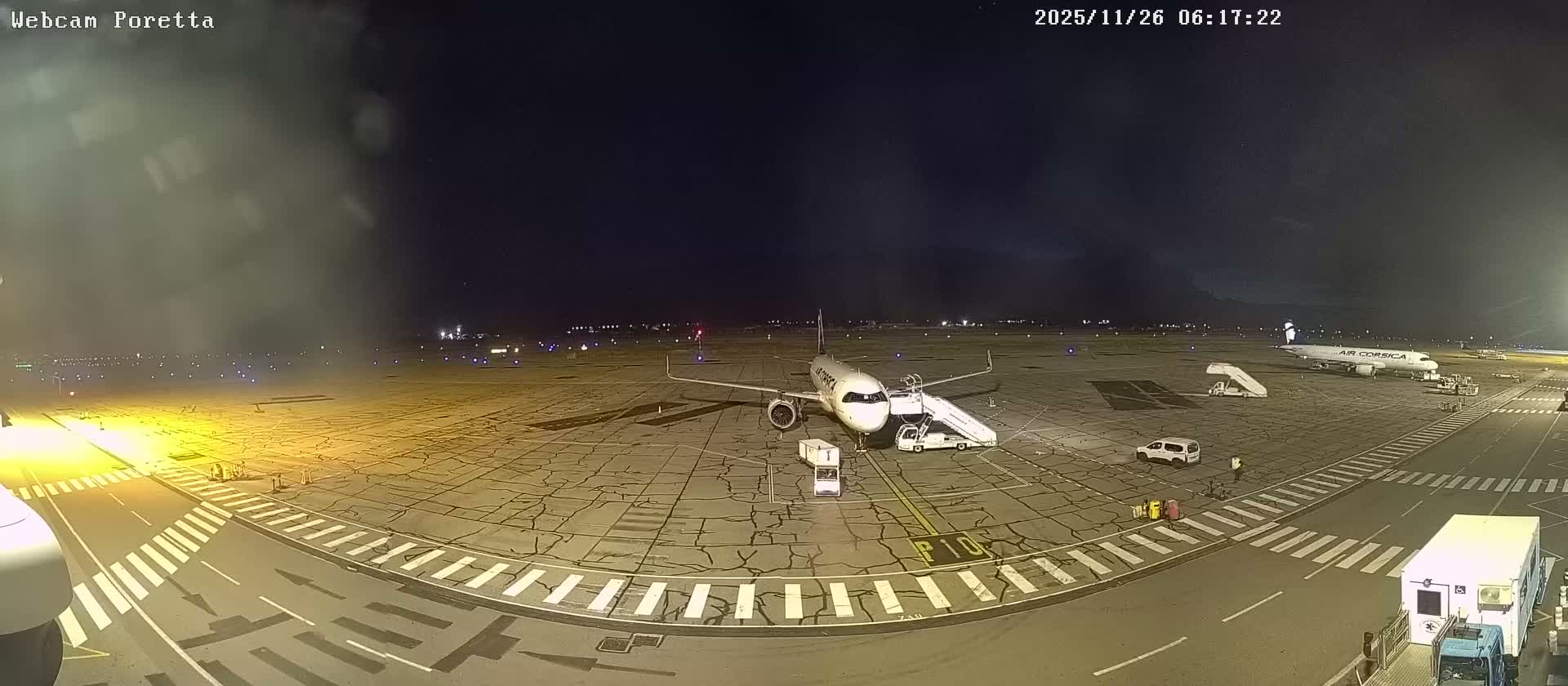 Aeroport Bastia Poretta Airport Live Cam BIA/LFKB - Bastia, Haute-Corse, Corse, France
