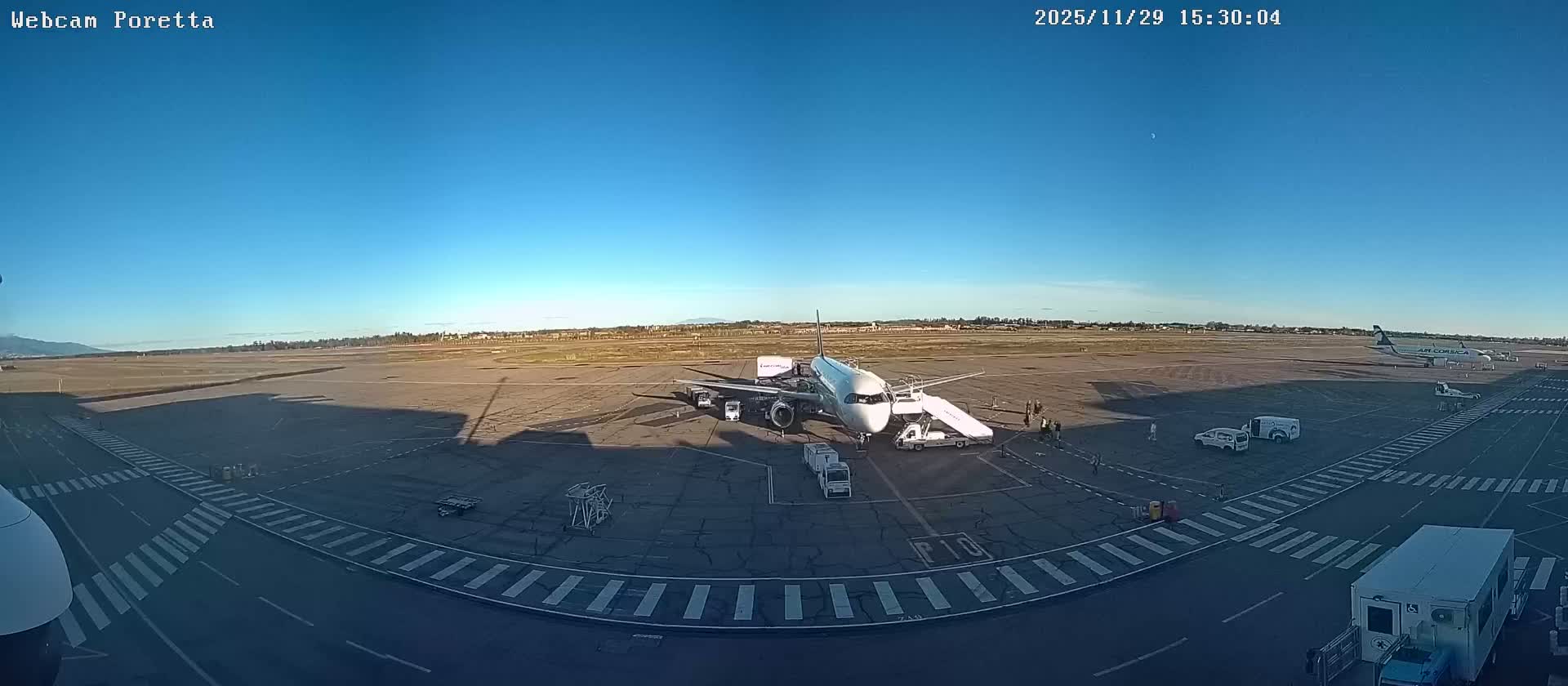 Aeroport Bastia Poretta Airport Live Cam BIA/LFKB - Bastia, Haute-Corse, Corse, France