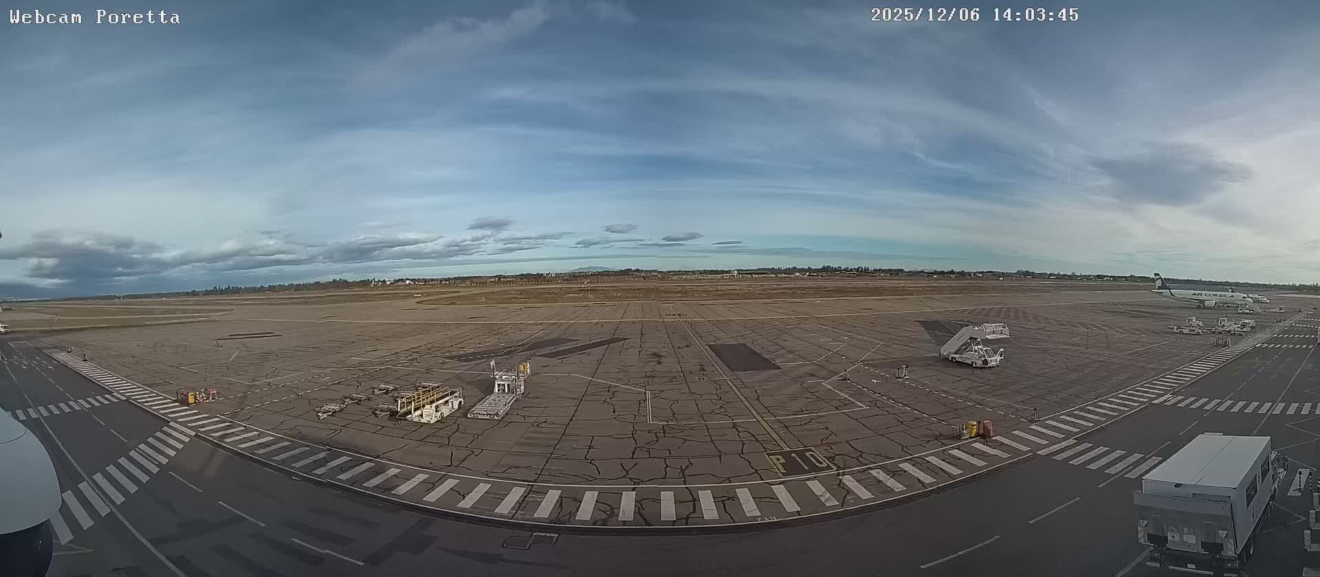 Aeroport Bastia Poretta Airport Live Cam BIA/LFKB - Bastia, Haute-Corse, Corse, France