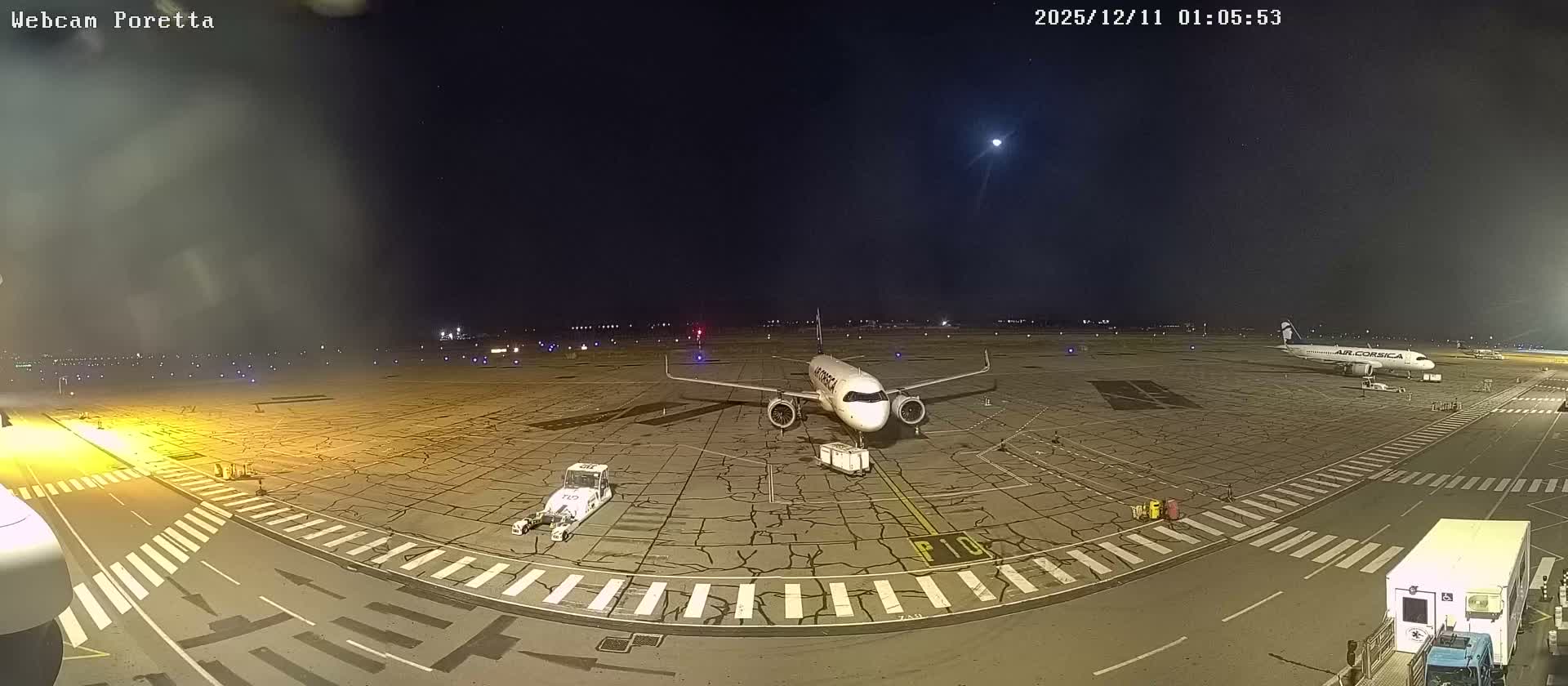Aeroport Bastia Poretta Airport Live Cam BIA/LFKB - Bastia, Haute-Corse, Corse, France