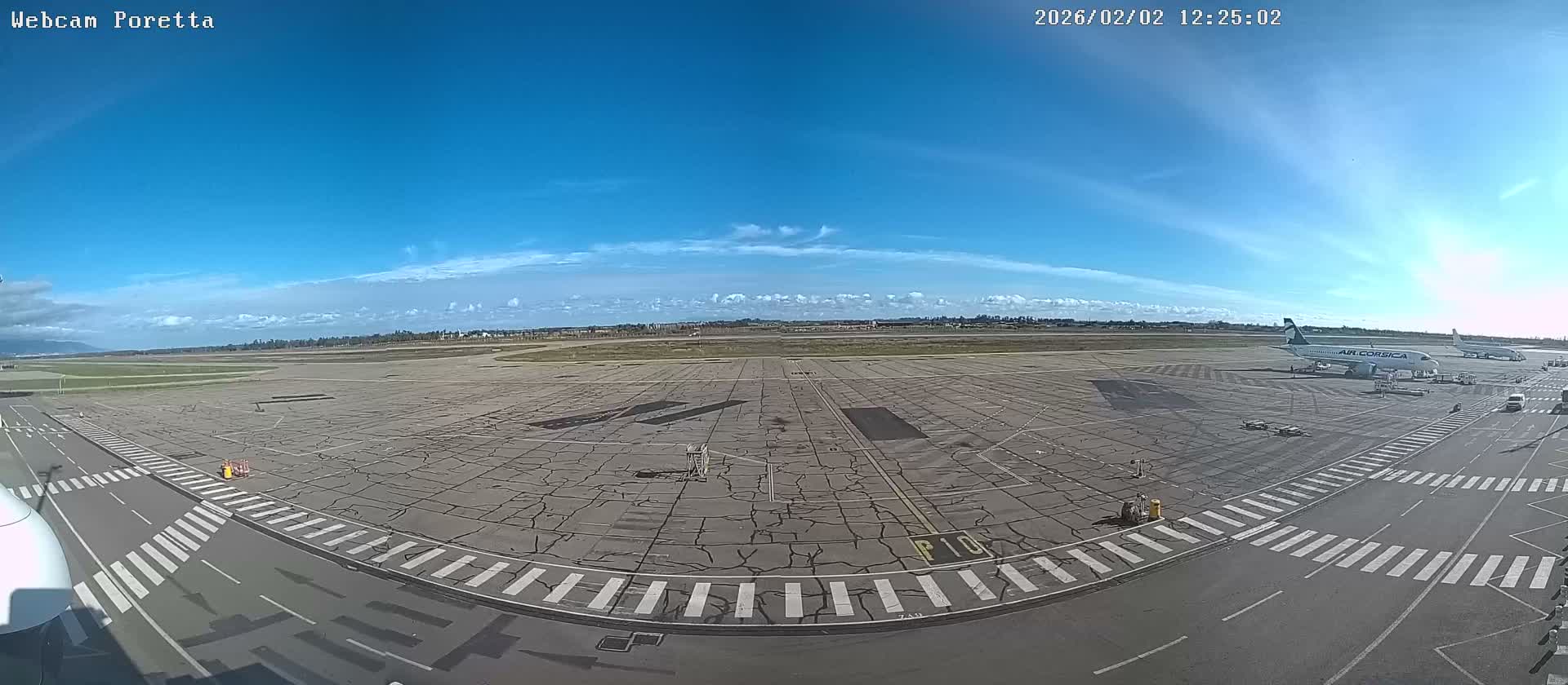 Aeroport Bastia Poretta Airport Live Cam BIA/LFKB - Bastia, Haute-Corse, Corse, France