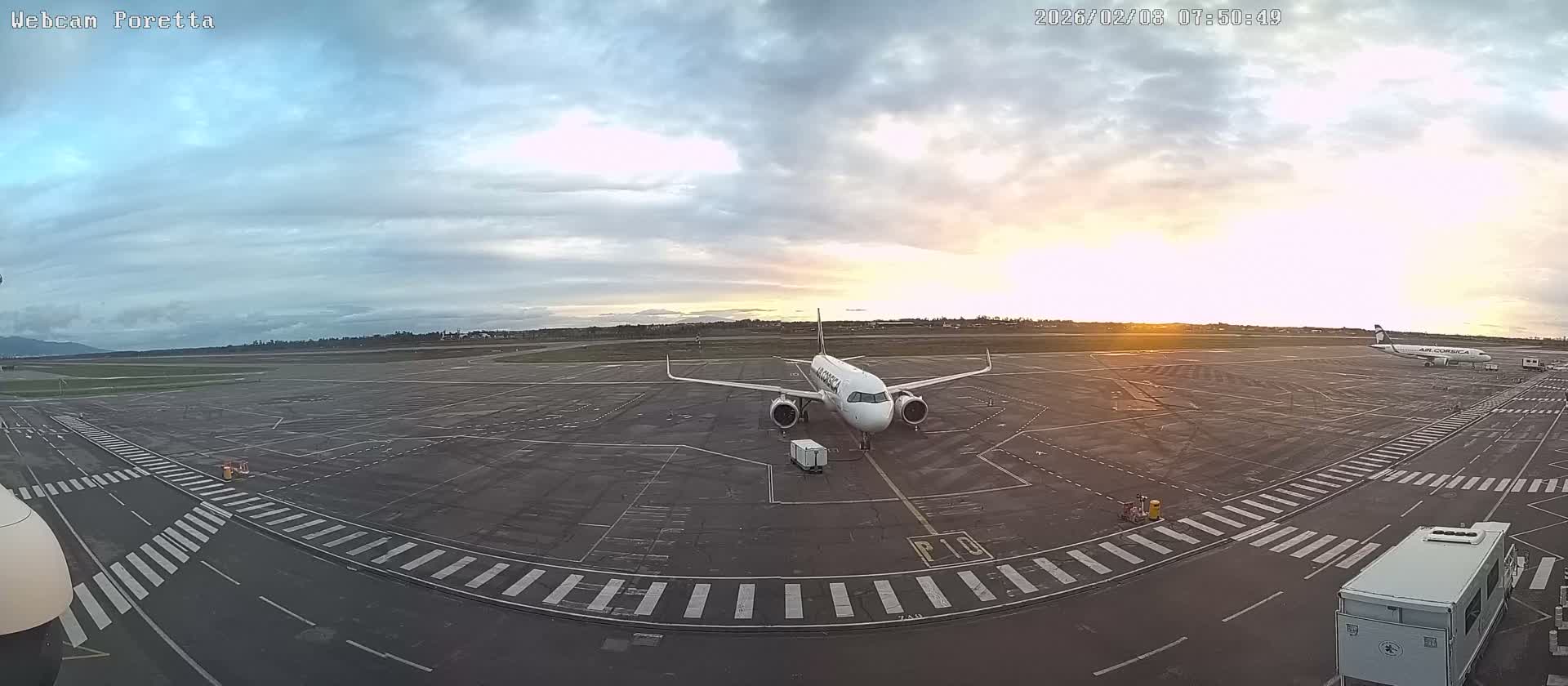Aeroport Bastia Poretta Airport Live Cam BIA/LFKB - Bastia, Haute-Corse, Corse, France