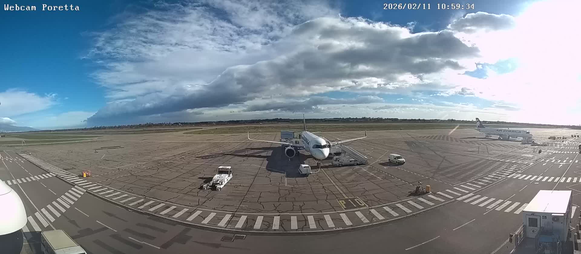 Aeroport Bastia Poretta Airport Live Cam BIA/LFKB - Bastia, Haute-Corse, Corse, France