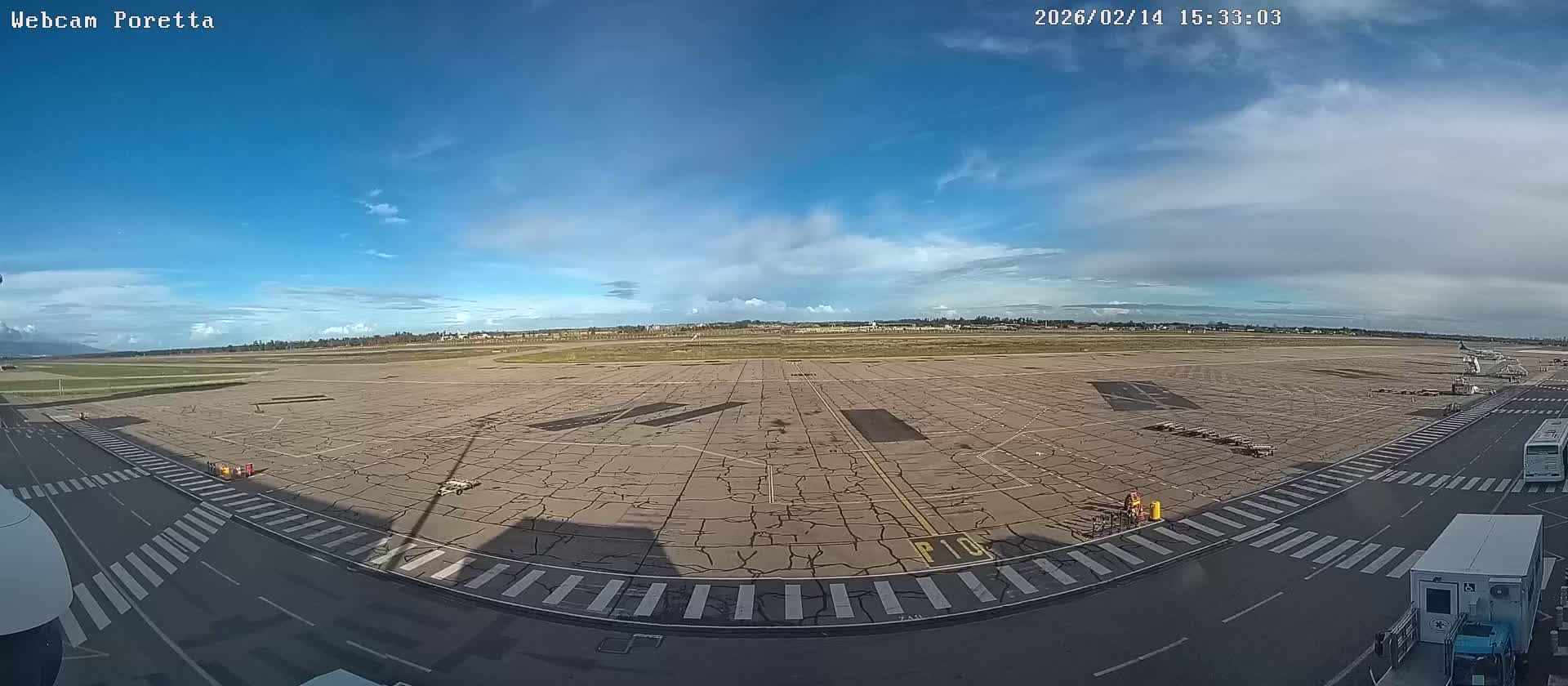 Aeroport Bastia Poretta Airport Live Cam BIA/LFKB - Bastia, Haute-Corse, Corse, France