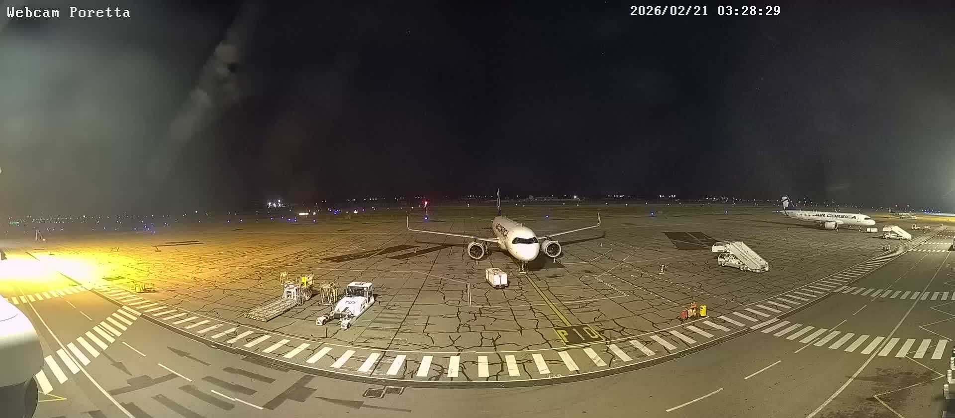 Aeroport Bastia Poretta Airport Live Cam BIA/LFKB - Bastia, Haute-Corse, Corse, France