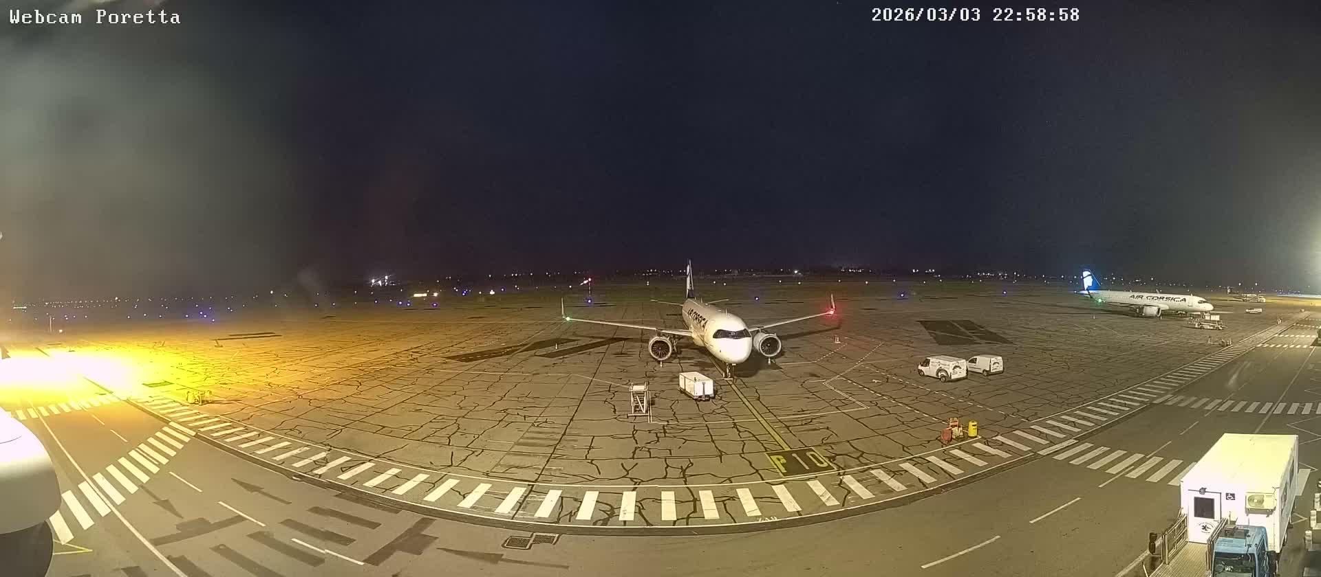Aeroport Bastia Poretta Airport Live Cam BIA/LFKB - Bastia, Haute-Corse, Corse, France