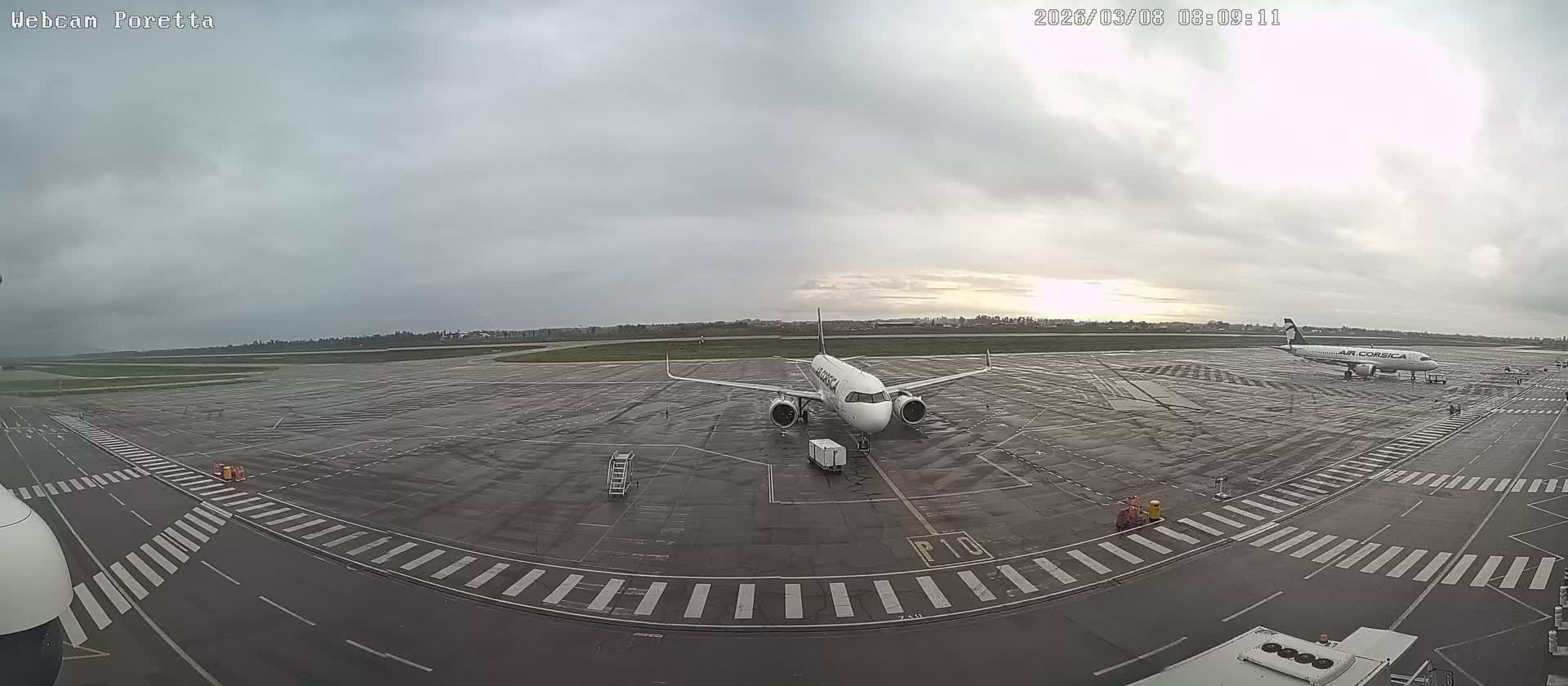 Aeroport Bastia Poretta Airport Live Cam BIA/LFKB - Bastia, Haute-Corse, Corse, France