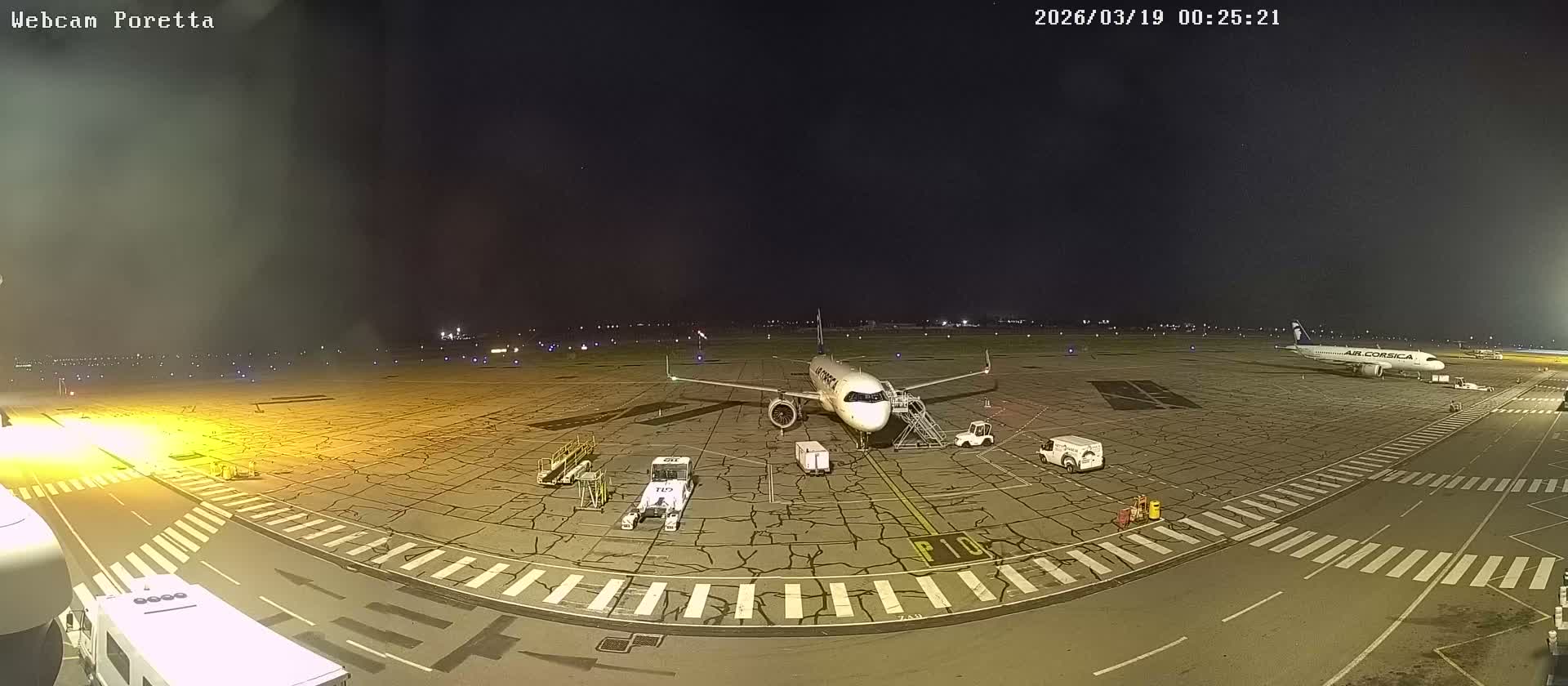 Aeroport Bastia Poretta Airport Live Cam BIA/LFKB - Bastia, Haute-Corse, Corse, France
