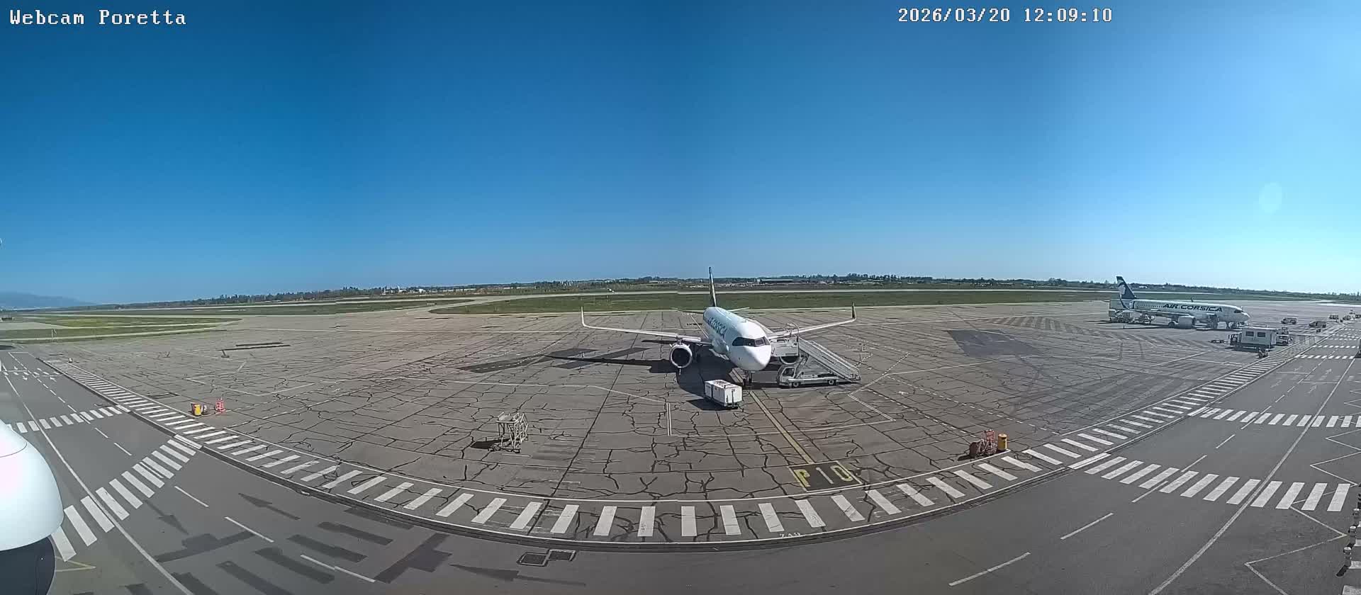 Aeroport Bastia Poretta Airport Live Cam BIA/LFKB - Bastia, Haute-Corse, Corse, France