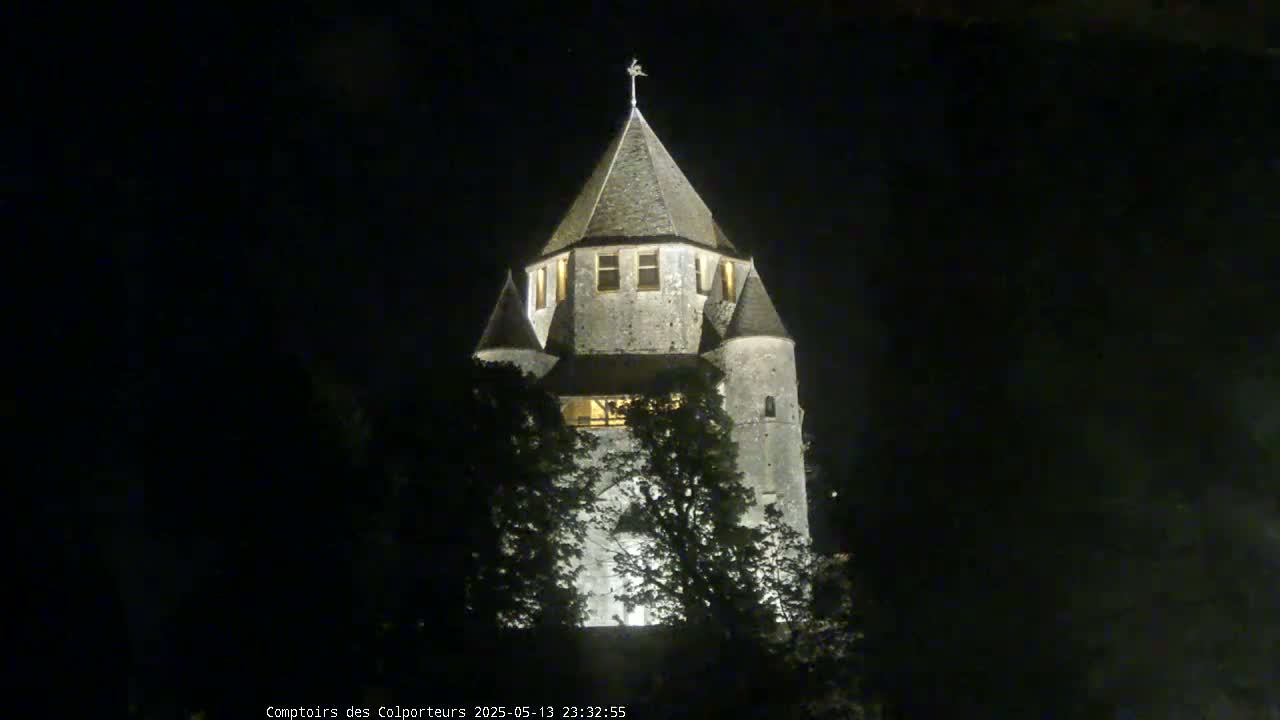 Provins Commune Tour Cesar Tower& Castle Live Cam - Provins, Seine-et-Marne, Ile-de-France, France