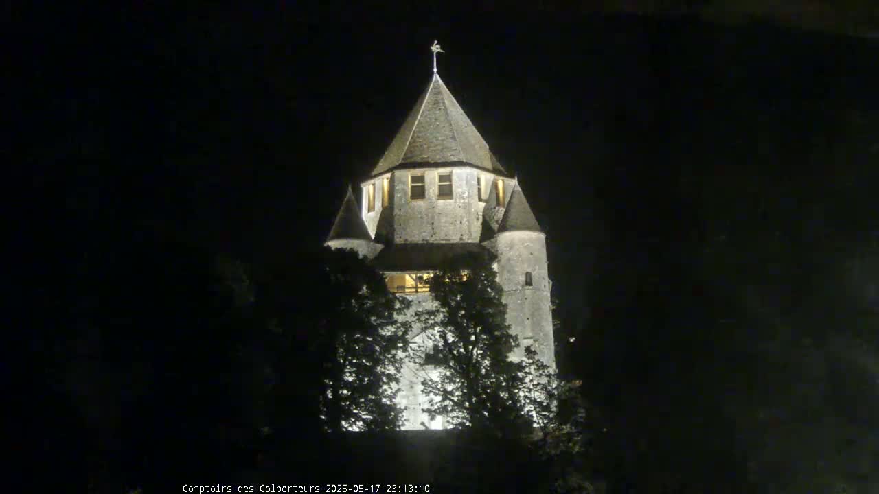 Provins Commune Tour Cesar Tower& Castle Live Cam - Provins, Seine-et-Marne, Ile-de-France, France