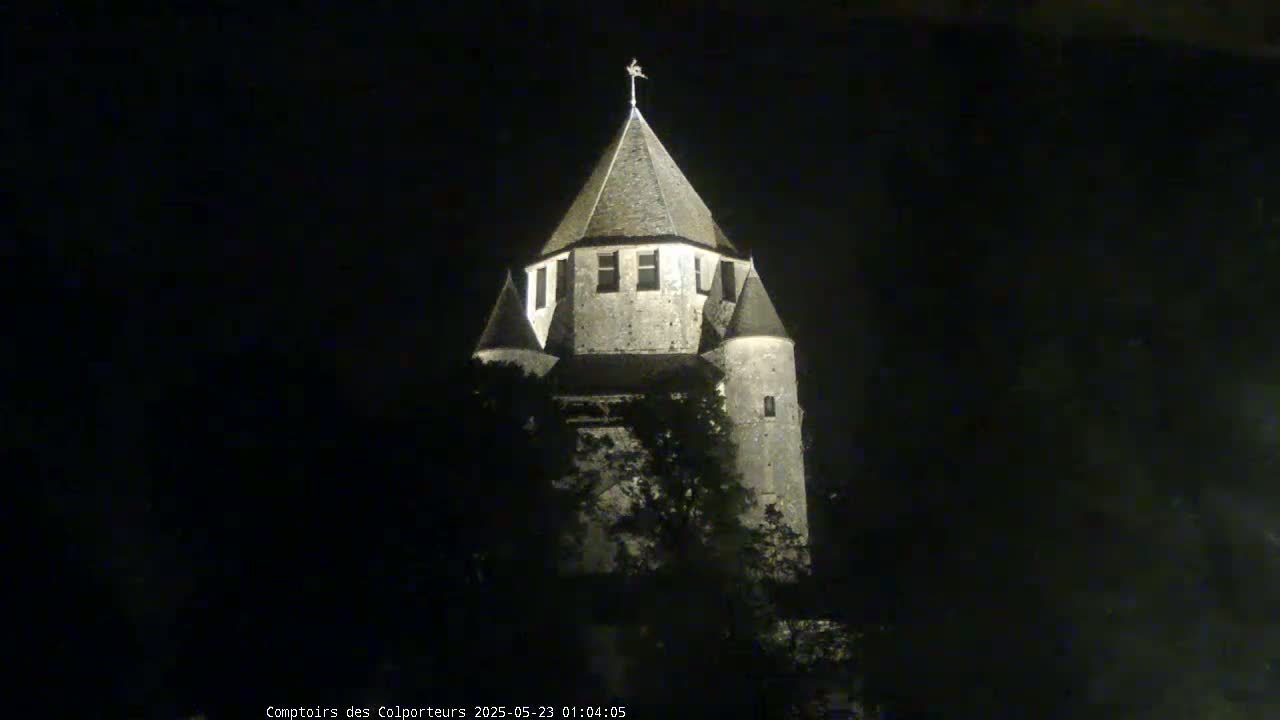 Provins Commune Tour Cesar Tower& Castle Live Cam - Provins, Seine-et-Marne, Ile-de-France, France