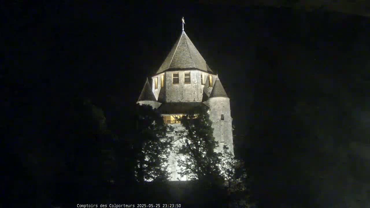 Provins Commune Tour Cesar Tower& Castle Live Cam - Provins, Seine-et-Marne, Ile-de-France, France