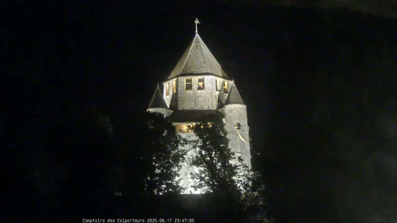 Provins Commune Tour Cesar Tower& Castle Live Cam - Provins, Seine-et-Marne, Ile-de-France, France