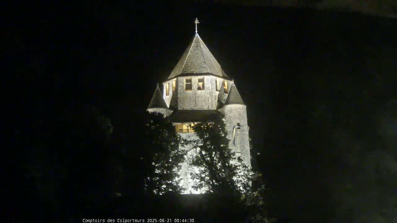 Provins Commune Tour Cesar Tower& Castle Live Cam - Provins, Seine-et-Marne, Ile-de-France, France