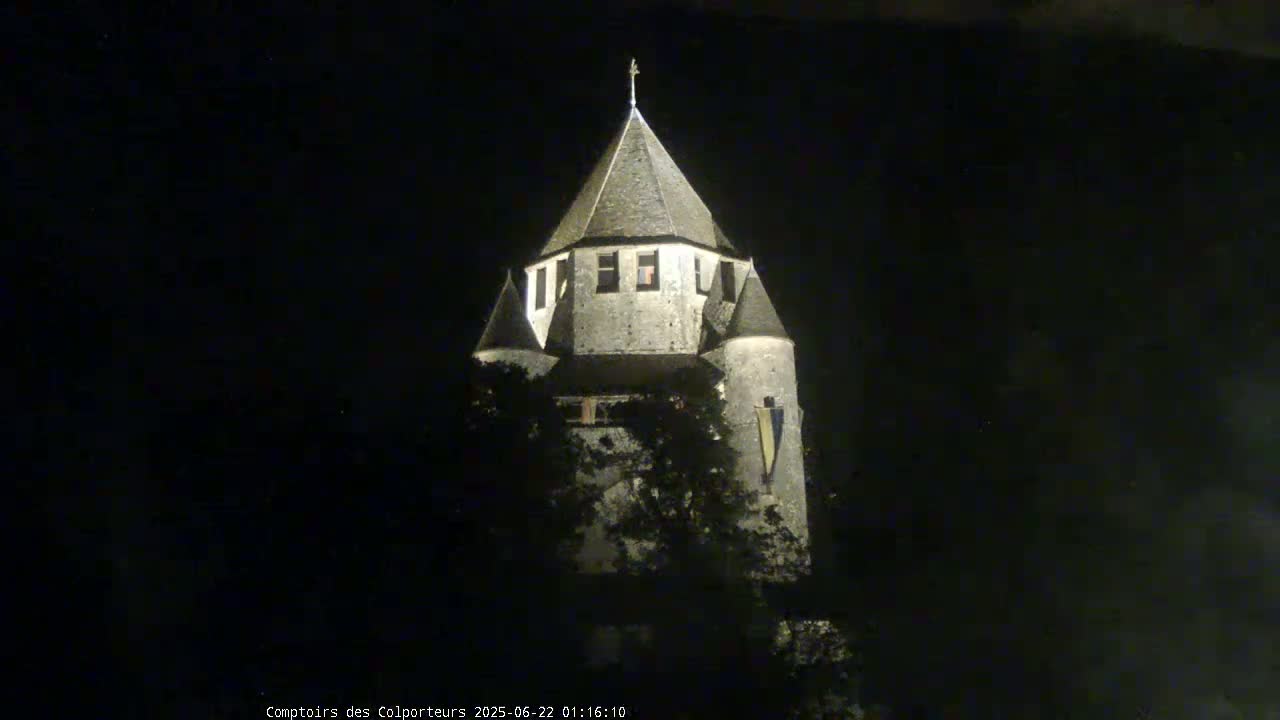 Provins Commune Tour Cesar Tower& Castle Live Cam - Provins, Seine-et-Marne, Ile-de-France, France