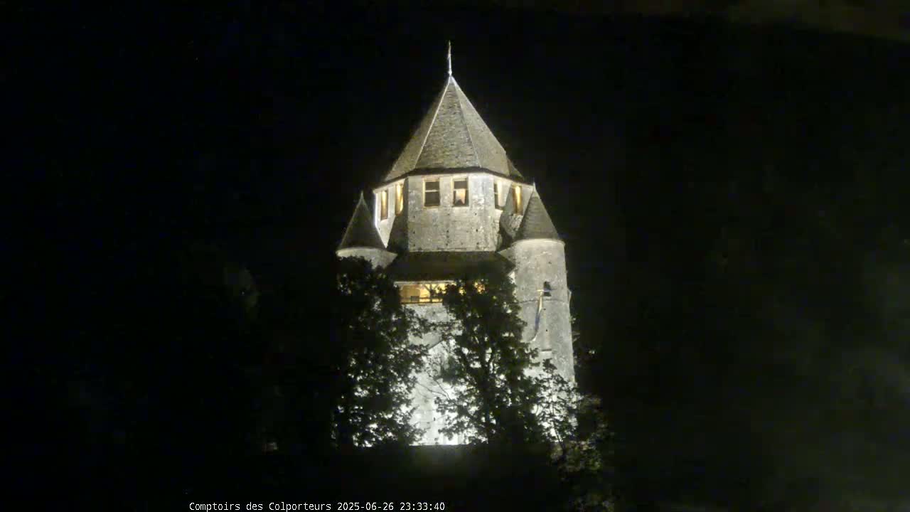 Provins Commune Tour Cesar Tower& Castle Live Cam - Provins, Seine-et-Marne, Ile-de-France, France