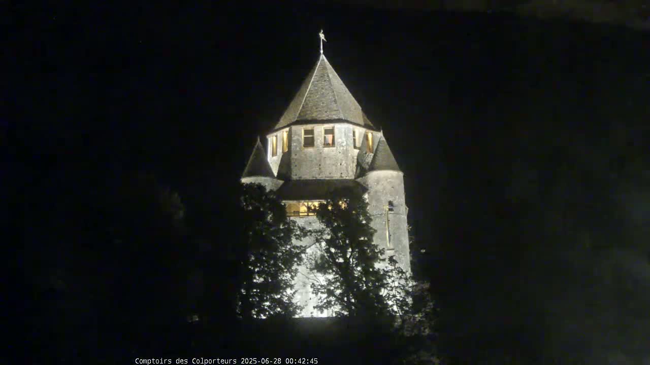 Provins Commune Tour Cesar Tower& Castle Live Cam - Provins, Seine-et-Marne, Ile-de-France, France