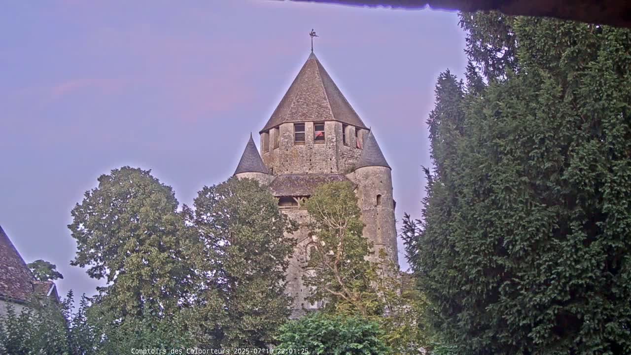 Provins Commune Tour Cesar Tower& Castle Live Cam - Provins, Seine-et-Marne, Ile-de-France, France