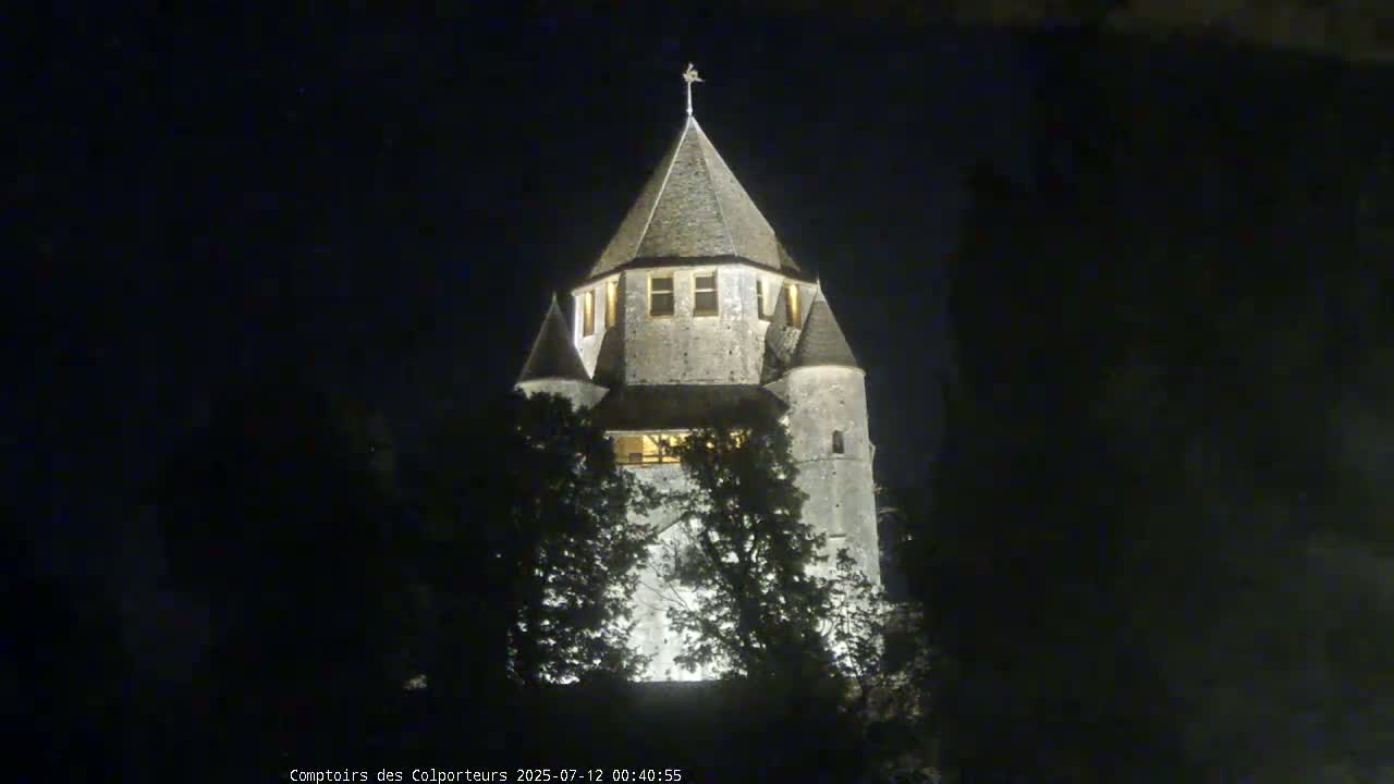 Provins Commune Tour Cesar Tower& Castle Live Cam - Provins, Seine-et-Marne, Ile-de-France, France