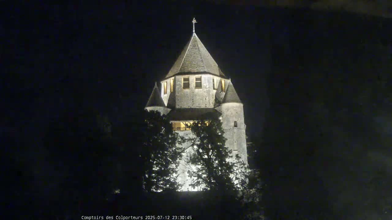 Provins Commune Tour Cesar Tower& Castle Live Cam - Provins, Seine-et-Marne, Ile-de-France, France
