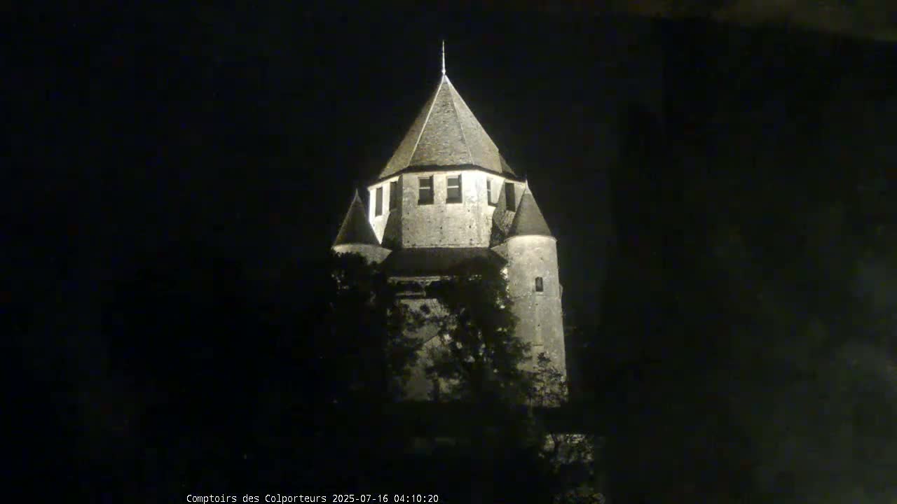 Provins Commune Tour Cesar Tower& Castle Live Cam - Provins, Seine-et-Marne, Ile-de-France, France