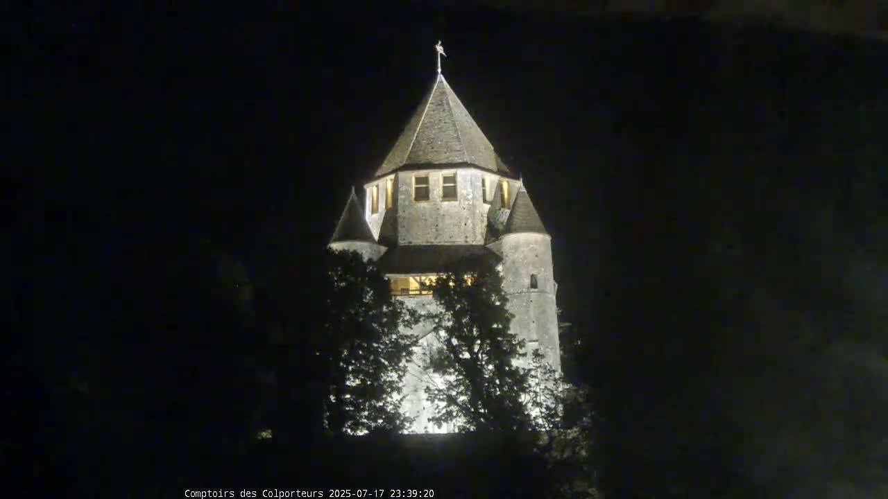 Provins Commune Tour Cesar Tower& Castle Live Cam - Provins, Seine-et-Marne, Ile-de-France, France