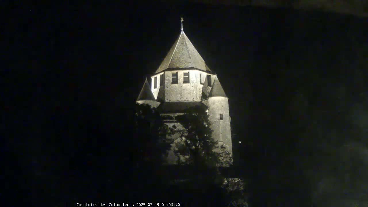Provins Commune Tour Cesar Tower& Castle Live Cam - Provins, Seine-et-Marne, Ile-de-France, France