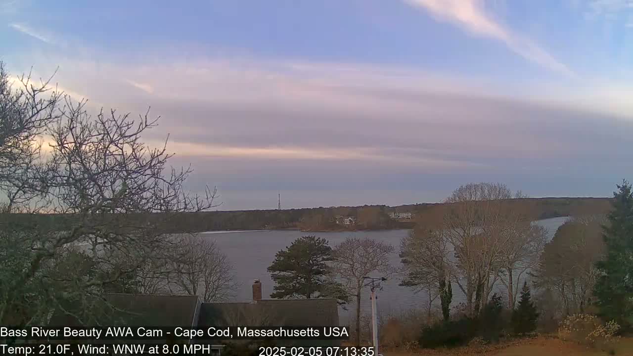 Cape Cod - Bass River, Live Cam - Yarmouth, Massachusetts, USA