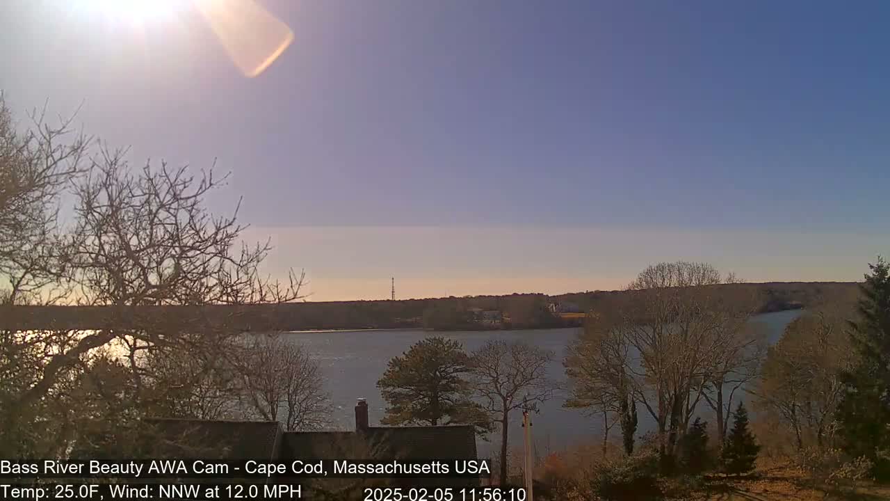 Cape Cod - Bass River, Live Cam - Yarmouth, Massachusetts, USA