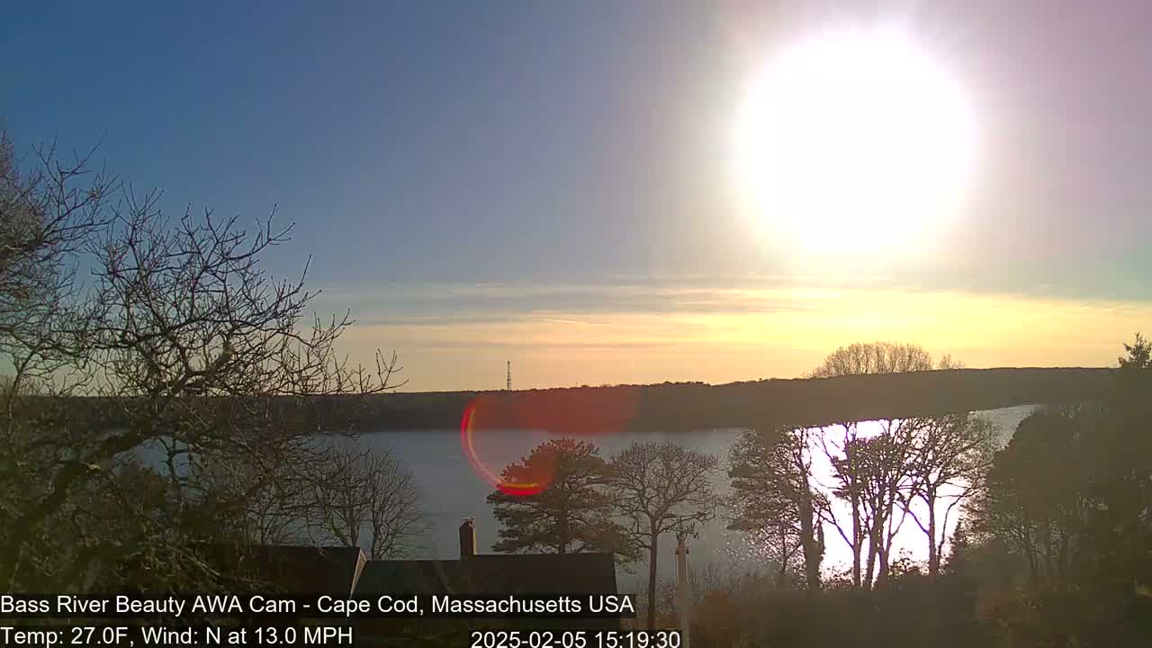 Cape Cod - Bass River, Live Cam - Yarmouth, Massachusetts, USA