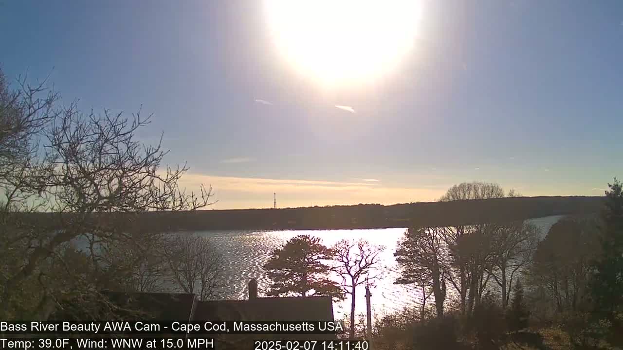 Cape Cod - Bass River, Live Cam - Yarmouth, Massachusetts, USA