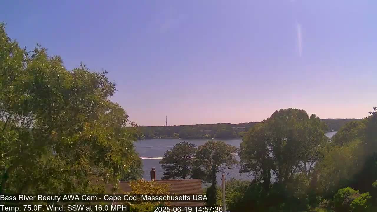 Cape Cod - Bass River, Live Cam - Yarmouth, Massachusetts, USA