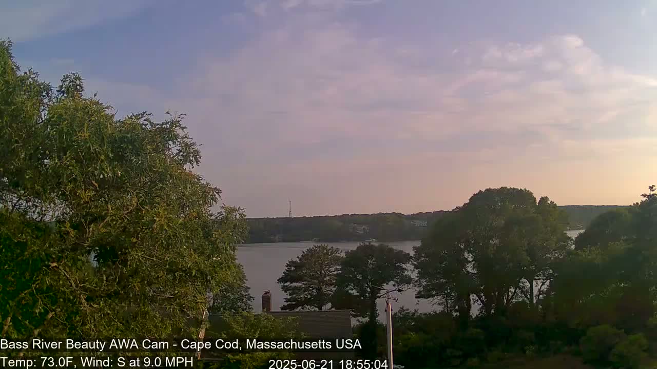 Cape Cod - Bass River, Live Cam - Yarmouth, Massachusetts, USA