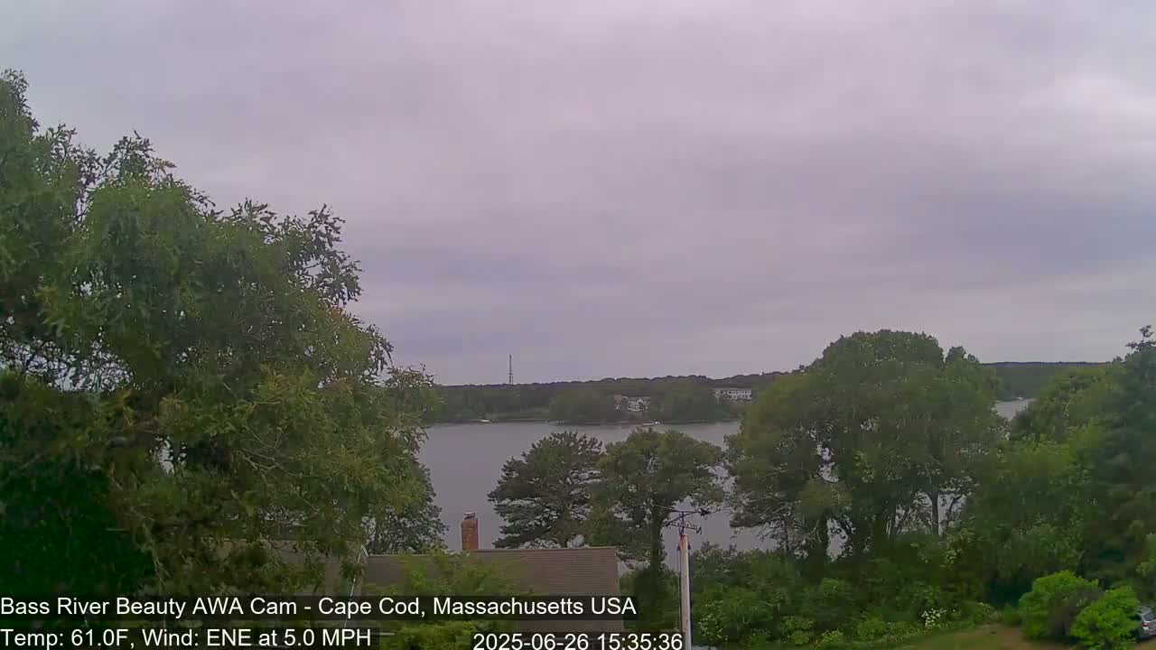 Cape Cod - Bass River, Live Cam - Yarmouth, Massachusetts, USA