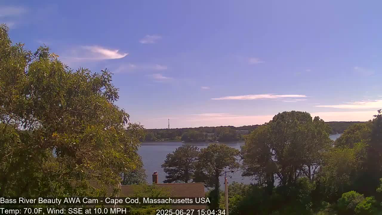 Cape Cod - Bass River, Live Cam - Yarmouth, Massachusetts, USA