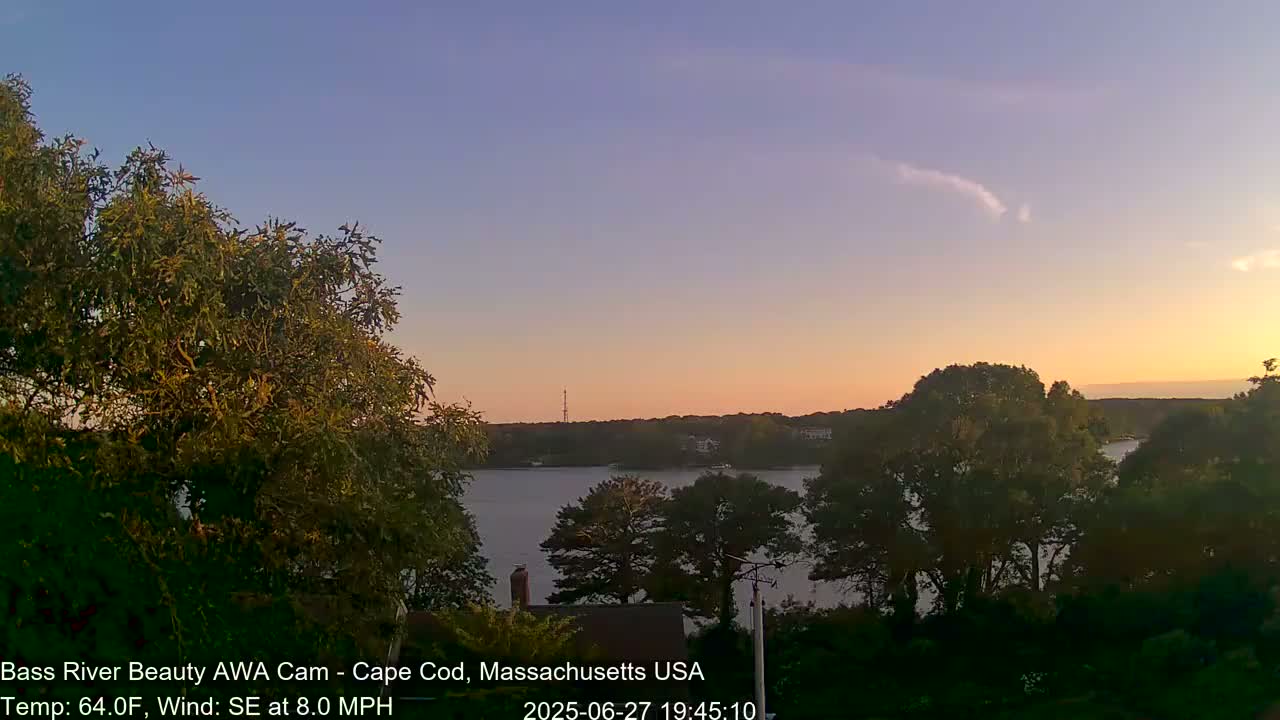 Cape Cod - Bass River, Live Cam - Yarmouth, Massachusetts, USA