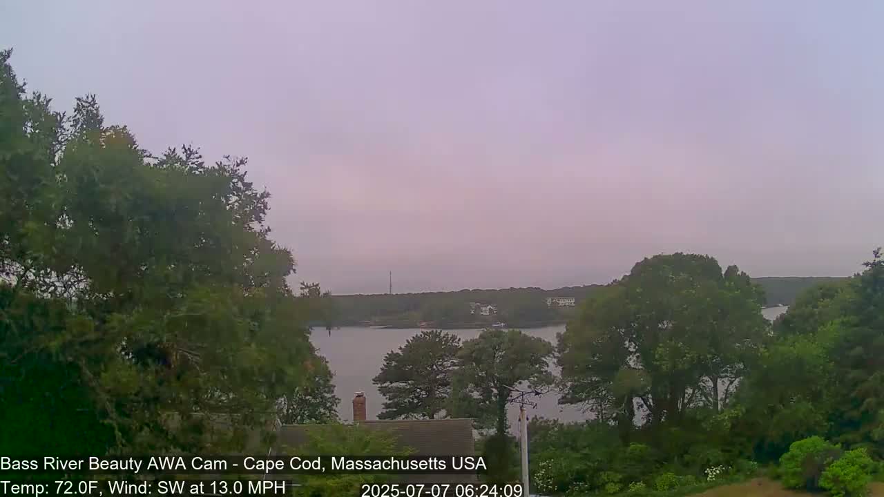 Cape Cod - Bass River, Live Cam - Yarmouth, Massachusetts, USA