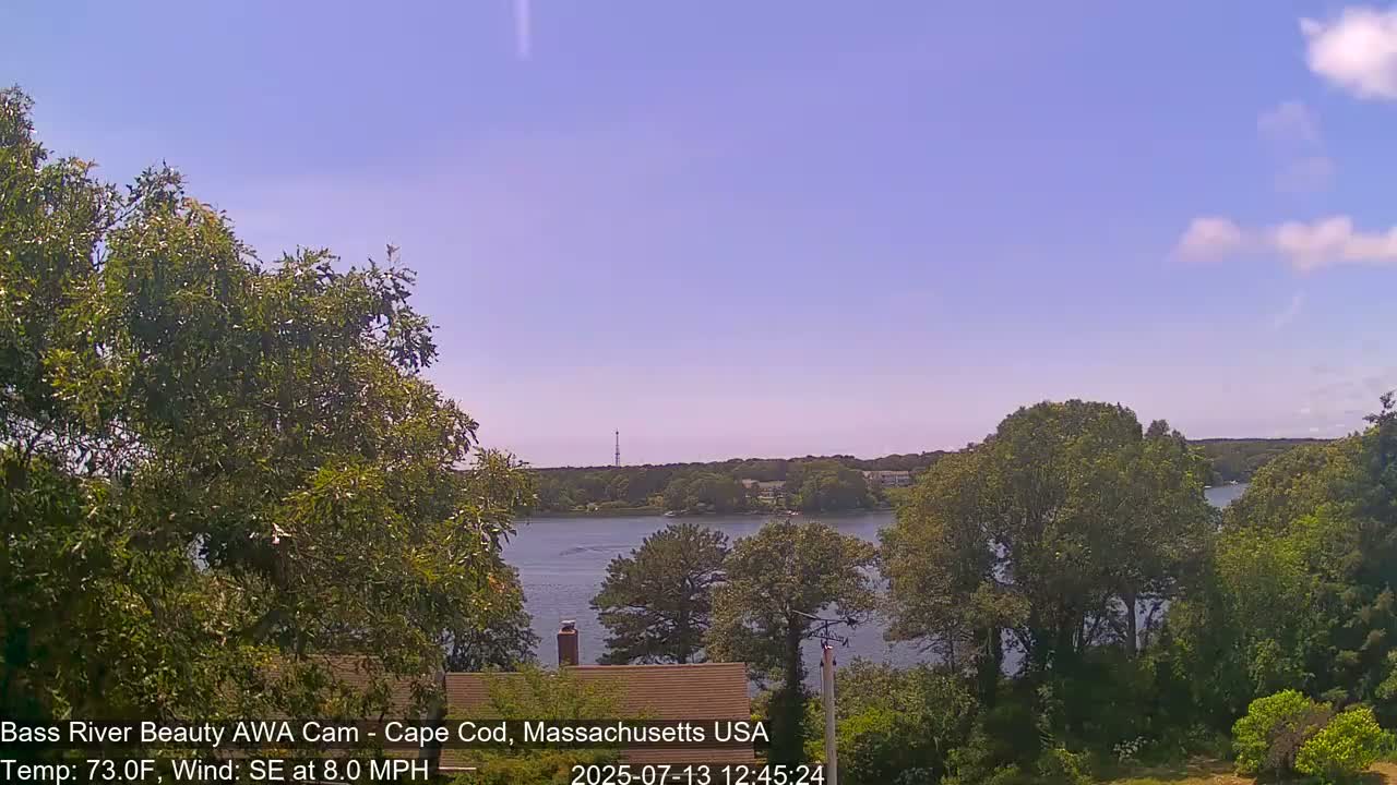Cape Cod - Bass River, Live Cam - Yarmouth, Massachusetts, USA