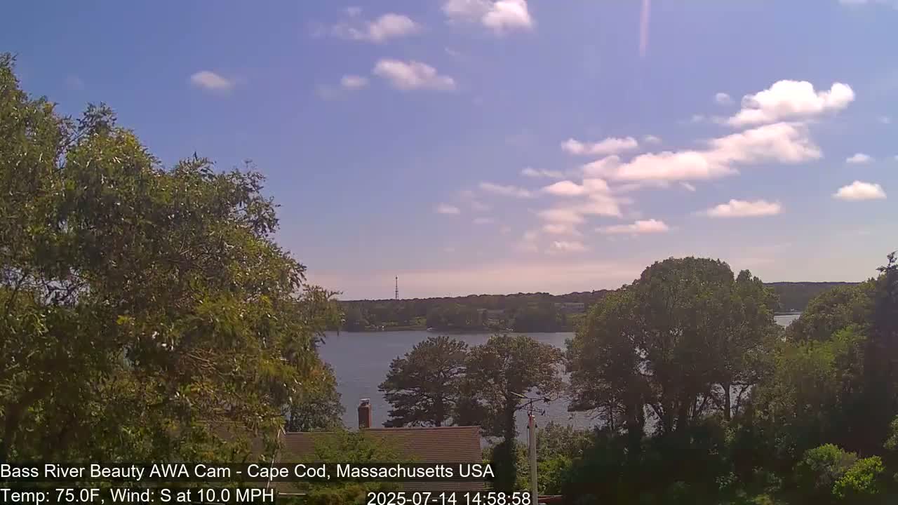 Cape Cod - Bass River, Live Cam - Yarmouth, Massachusetts, USA
