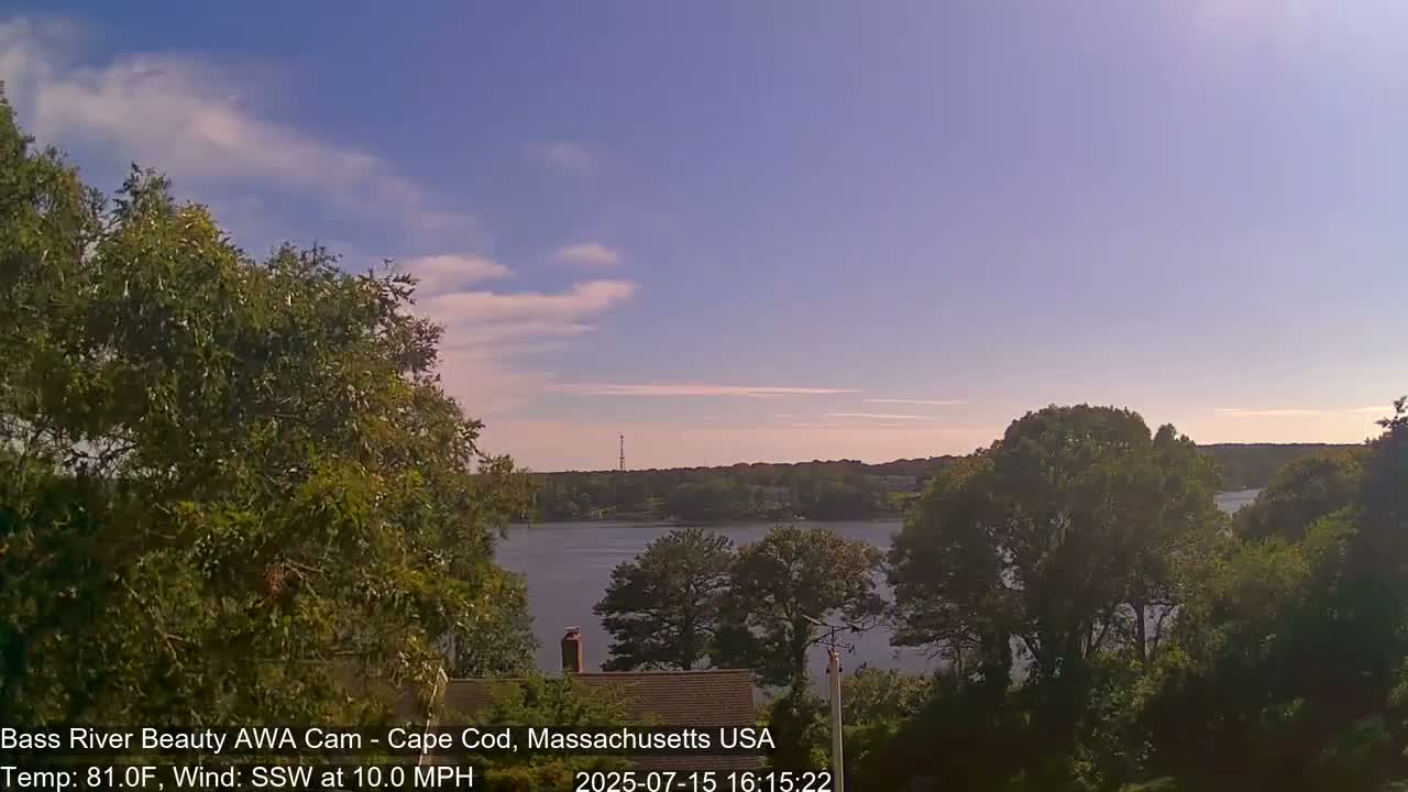 Cape Cod - Bass River, Live Cam - Yarmouth, Massachusetts, USA