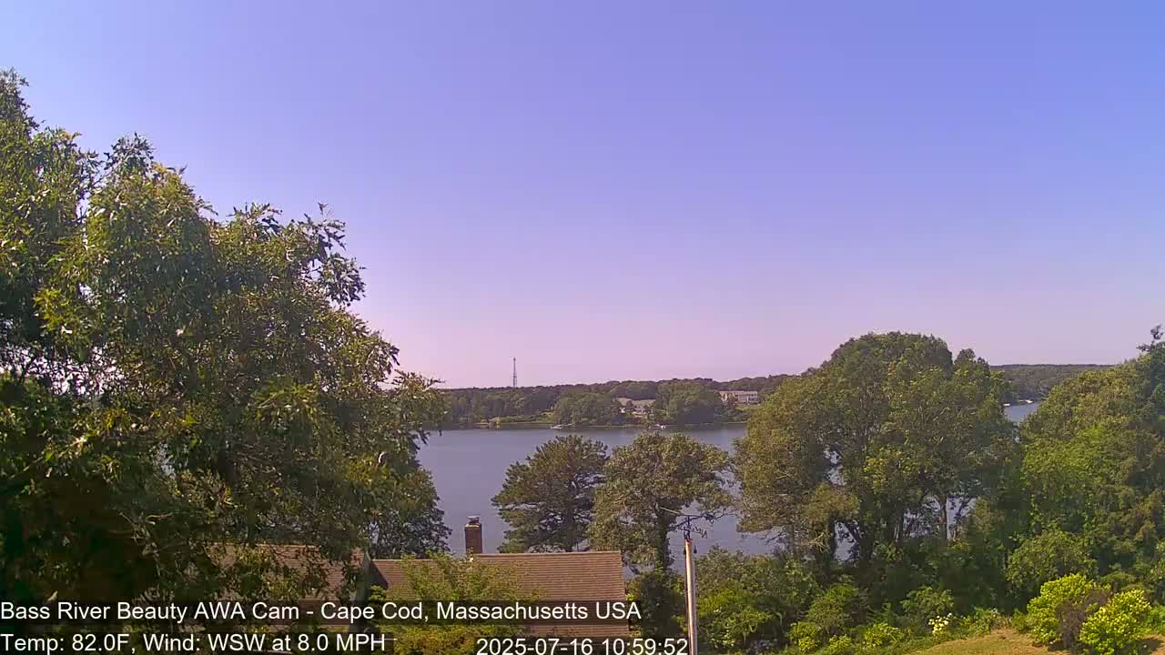 Cape Cod - Bass River, Live Cam - Yarmouth, Massachusetts, USA