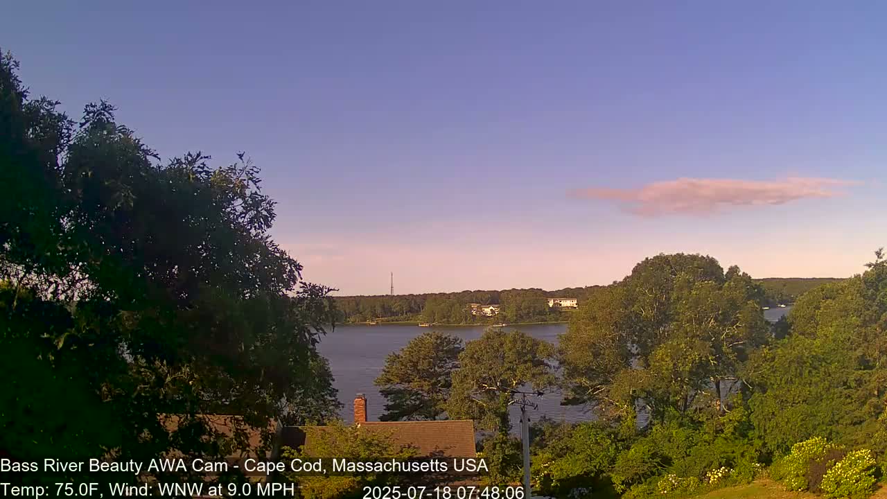 Cape Cod - Bass River, Live Cam - Yarmouth, Massachusetts, USA