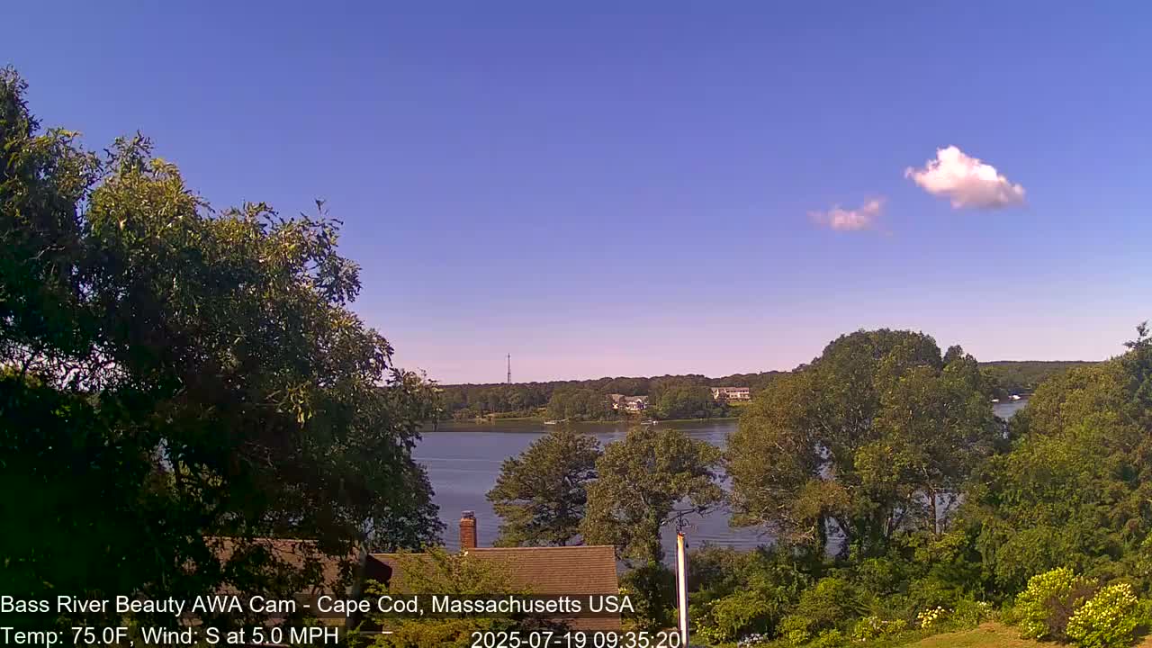 Cape Cod - Bass River, Live Cam - Yarmouth, Massachusetts, USA