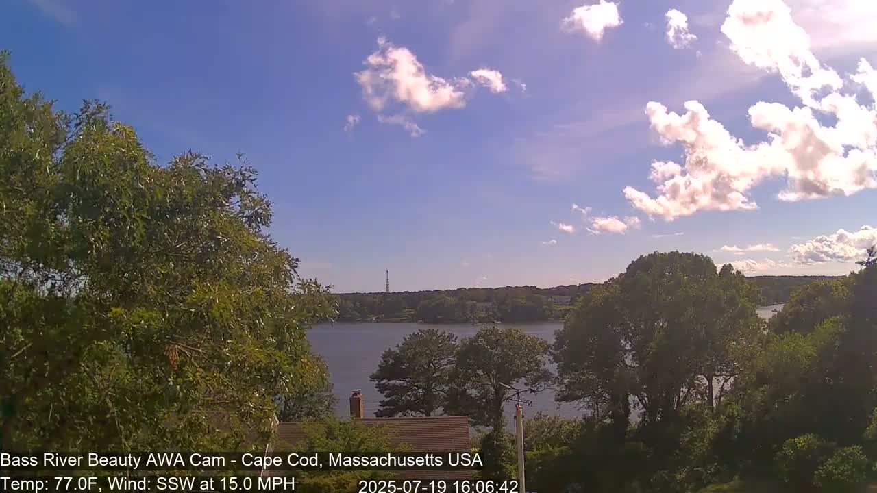 Cape Cod - Bass River, Live Cam - Yarmouth, Massachusetts, USA