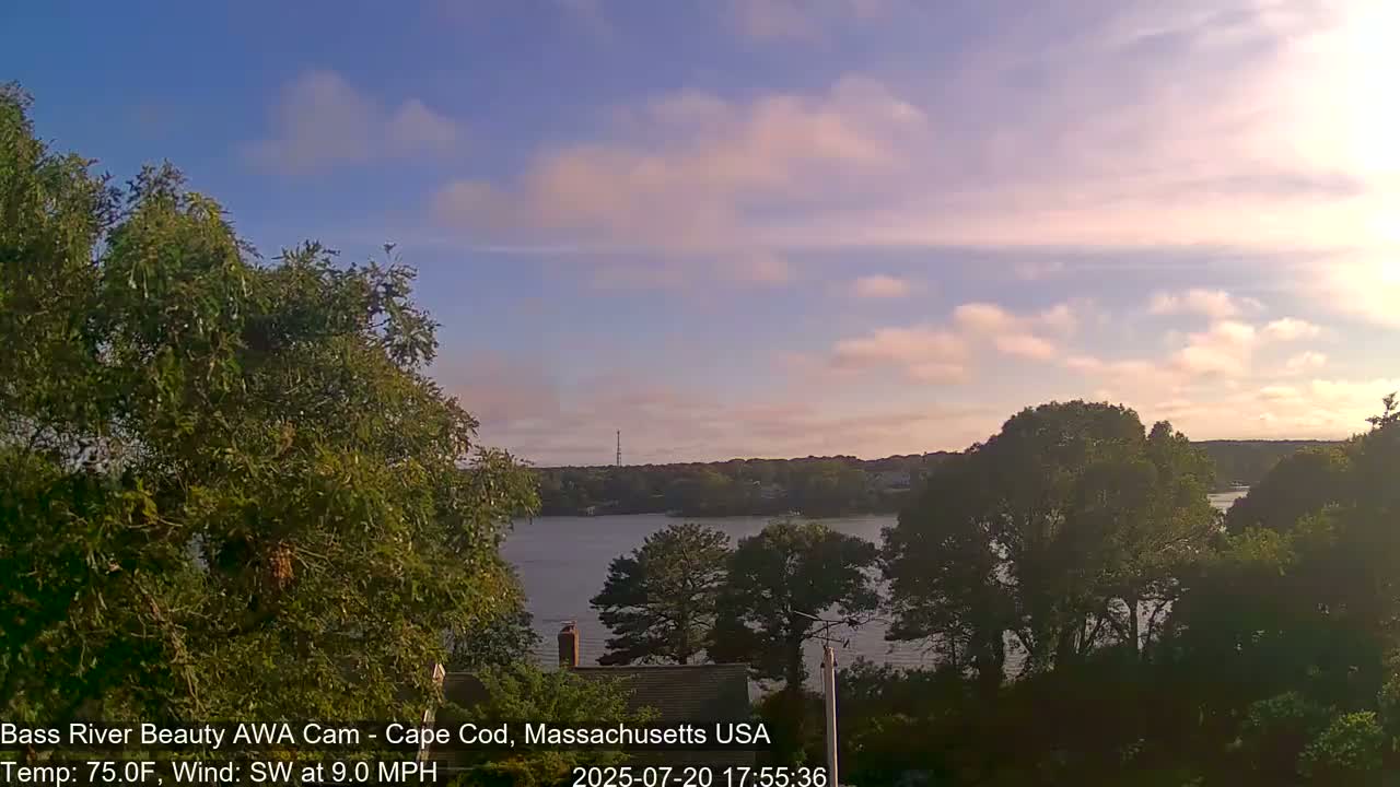 Cape Cod - Bass River, Live Cam - Yarmouth, Massachusetts, USA