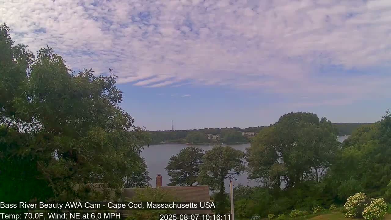 Cape Cod - Bass River, Live Cam - Yarmouth, Massachusetts, USA