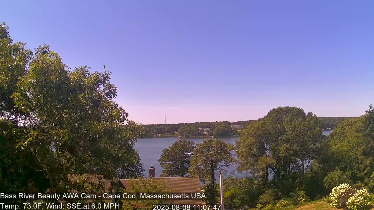 Cape Cod - Bass River, Live Cam - Yarmouth, Massachusetts, USA